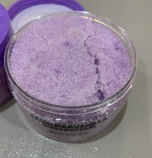 Lavender Vanilla Shea Butter Sugar Scrub