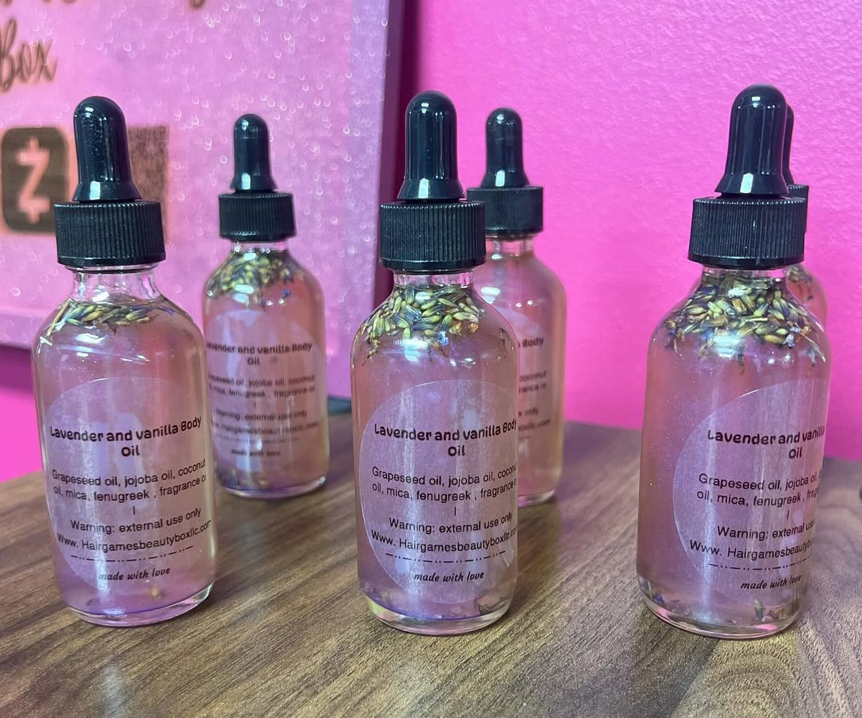 Lavender Vanilla Body Oil